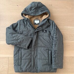 Calvin Klein Gray Quilted Jacket